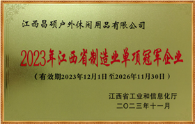 制造业单项冠军（省工信厅）